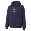 Detská Mikina PUMA ALPHA HOODIE TR B PEACOAT 84728606 – Tmavomodrá