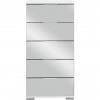 Carryhome KOMODA, biela, 49/102/41 cm - Spálňové sety - 001787046045