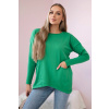 Legínovo Sveter s vreckami vpredu svetlozelený Farba: Svetlozelená, Veľkosť: UNI