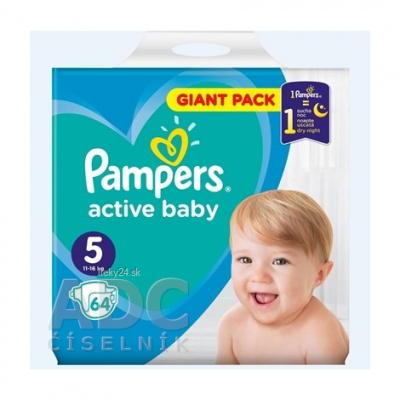 Pampers Active Baby 5 64 ks