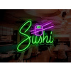 Fotověci Neonový Nápis Neon LED Potraviny Pekařství Restaurace (Vyrábíme i na Míru) Varianta: Sushi 55x46cm