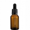 Sklenená fľaštička 15ml hnedá s pipetou/kvapkadlom