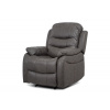 Autronic TV-4086 GREY - TV a relaxačné kreslo, manuálne polohovanie, poťah šedá látka v dekore vintage kov