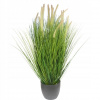 Tráva v hrnci 95 cm dekorácie hrnca (Tráva v hrnci vysoká umelá tráva 95 cm zelená)