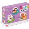 DODO Baby puzzle Domáci miláčikovia 3v1 (2,3,4 dielikov)