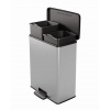 Curver Deco Bin Duo 26 l + 26 l strieborný