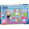 RAVENSBURGER Puzzle Prasiatko Peppa: V triede 35 dielikov
