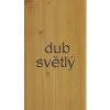 Kareš Drevený regál 89x45x34 cm, 3 police povrchová úprava: svetlý dub