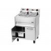 Fritéza elektrická dvojitá 0,77 kW/l, 13+13 l s podstavbou 400 V | REDFOX - FE 61/13 ELT