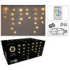 Svetelná reťaz s visiacimi pramienkami 172 LED biela teplá, vonk. použ. 230V
