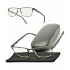 Pánske okuliare Stylion, kovové, obdĺžnikové, na čítanie +0,5