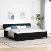 zahrada-XL Posteľ boxspring s matracom s matracmi Čierna 200 x 200 cm 3341190