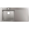 Hansgrohe Drezy Vstavaný drez S718-F450, nehrdzavejúca oceľ 43332800-HG