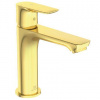 Ideal Standard Connect Air - Umývadlová batéria Grande Slim, Blue Start, Brushed Gold A7016A2