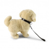 Plyšový pes zlatý retriever s vodítkom 25 cm ECO-FRIENDLY
