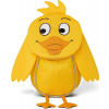 Batôžtek pre najmenších Affenzahn Duck small - yellow