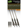 Fox Závesky Edges Tubing Leadclip Ready Rigs Size 7 3 ks - Naturals