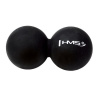 HMS Dvojitá masážna lopta BLC02 čierna - Lacrosse Ball