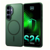 3mk ochranný kryt Smoke MagCase Green pro Samsung Galaxy S26 (5903108741231)