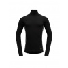 Pánske funkčné tričko Devold Spirit High Neck Black XXL