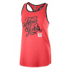 Dámsky top Wilson New York City Calligra Tech Tank W - fiery coral - Oranžový (XS)