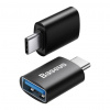 Baseus ZJJQ000001 Ingenuity Mini OTG Adaptér z USB-A na USB-C Black (6932172605643)