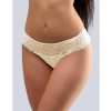 GINA dámské tanga francouzská, francouzské, šité, bokové, s krajkou, jednobarevné La Femme 2 14140P - písková 38/40, vel. 38/40, písková