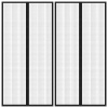 zahrada-XL Závesy proti hmyzu s magnetickými blokmi 2ks čierne 220x100 cm 314687