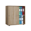 VCM Kancelárska skriňa Lona (posuvné dvere, dub sonoma, L) (100293428)