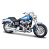 Maisto Harley Davidson FXDFSE CVO Fat Bob (2009), Modrý 1:18