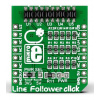 klasifikace: Deska mikroBus Click for QRE1113 Line Follower Click MIKROE-1999, MikroElektronika