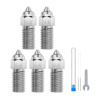 Sada dýz ELEGOO Neptune 4 / 4 Pro z tvrdenej ocele (0,4 mm x3, 0,6 mm x1, 0,8 mm x1)