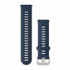 Garmin Rýchloupínacie remienky 22mm - Tmavomodrá (Tidal blue), strieborná spona, 010-11251-3D