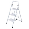 DEMA Skladacie schodíky 3-stupňové, biele 17213D