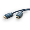 Kábel HDMI M/M 0.5m, High Speed+Eth, 4K@60Hz, HDMI 2.0, 18G, pozl. konektor, modrý, C