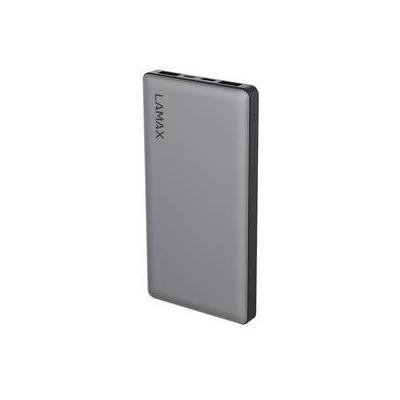 Powerbank LAMAX 10 000 mAh Quick Charge (LM10000) sivá
