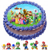 Opłatek Na Tort Mario 19 Cm + 2 obvody