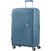 American Tourister SOUNDBOX Spinner 77 EXP Stone Blue modrá 97 l