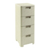 Curver Style skrinka 4 x 14 l biela