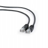 Gembird PP12-5M/BK patch RJ45, cat. 5e, UTP, 5m, čierný