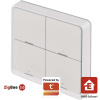 Emos GoSmart H5013, prenosný ovladač scén IP-2004ZW, ZigBee 3.0, 4-tlačidlový H5013