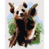Maľovanie podľa čísel – Panda na konári, 80 × 100 cm, napnuté plátno na rám 8596530048756