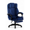 Ergonomická kancelárska stolička HC-1031 s podnožkou - modrá
