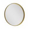 Sapho Notion - Zrkadlo v ráme, priemer 60 cm, matná zlatá NT600G