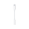 AppleMix Adaptér PREMIUMCORD Lightning na 3,5 mm jack - pre Apple iPhone - 10 cm - biely