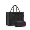 Reisenthel Taška cez rameno Reisenthel Daily Shopper set #1 glossy dots black
