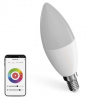 Múdra LED žiarovka GoSmart sviečka / E14 / 4,8 W (40 W) / 470lm / RGB / stmievateľná / Zigbee