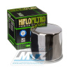 Hiflo Filtro Filter olejový HF204C (HifloFiltro) chróm - Arctic Cat 650V2 + Honda 20hp + CB500 + CBR1000 + SH300i + Kawasaki KVF750 + Jet Ski Ultra + W650 + Mercury Fourstroke