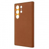 Kryt na mobil FIXED MagLeather s podporou MagSafe Samsung Galaxy S24 Ultra hnedé FIXLM-1258-BRW