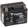 motobaterie 12V, YTX4L, 3,2Ah, 50A, bezúdržbová MF AGM 114x71x86, YUASA originál (aktivovaná ve výrobě)